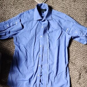 Ralph Lauren Classic Blue Dress Shirt